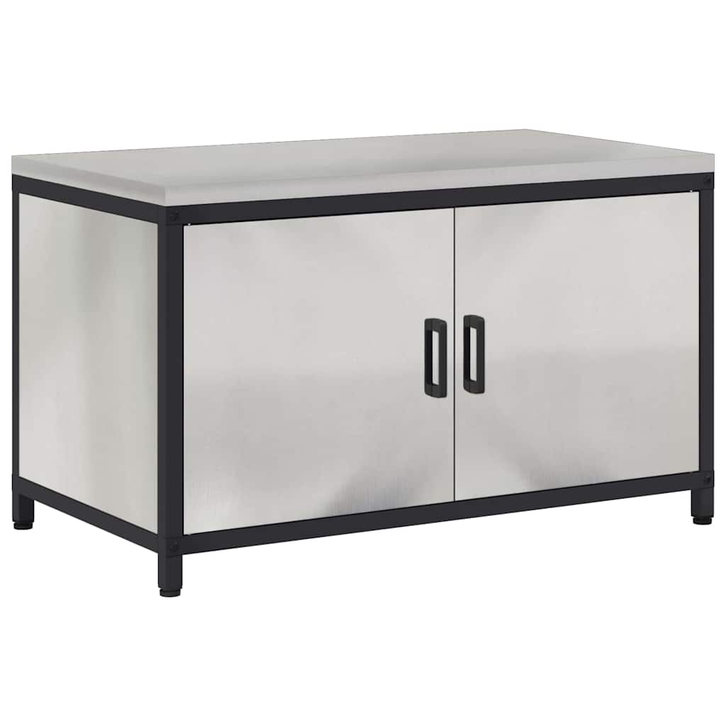 Kjøkkenoppbevaring HATTEM Sølv 90 x 50 x 53 cm Stål