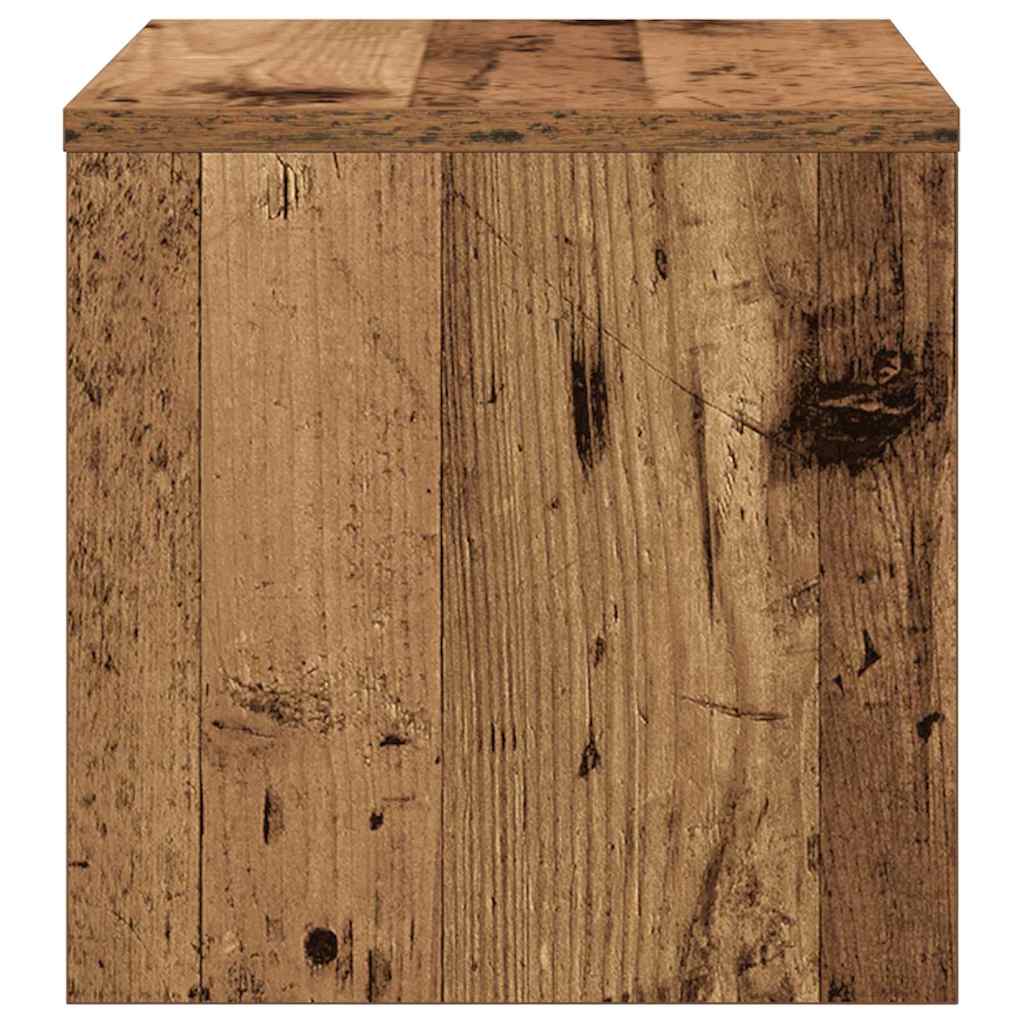 Nattbordskap 2 pcs Gammelt tre 40 x 40 x 30 cm Konstruert tre