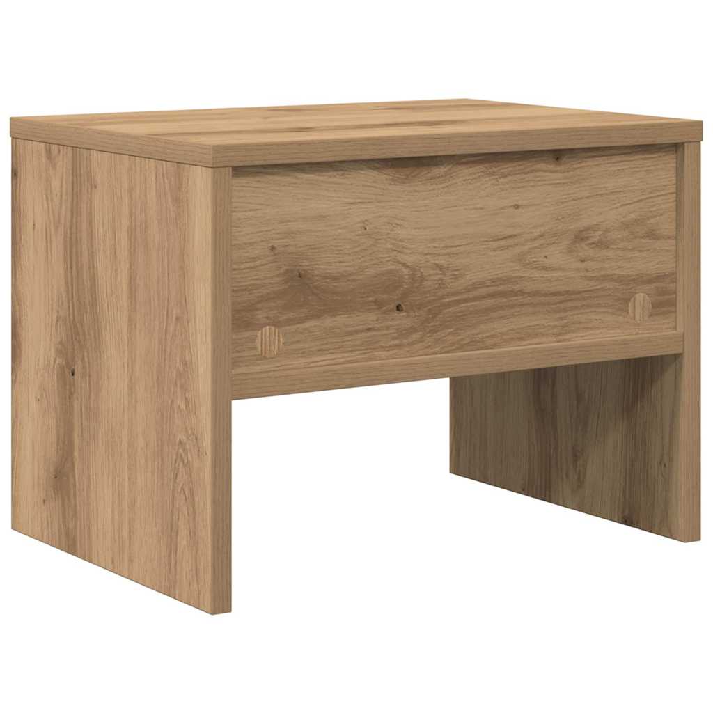 Nattbordskap 2 pcs artisan eik 40 x 40 x 30 cm Konstruert tre