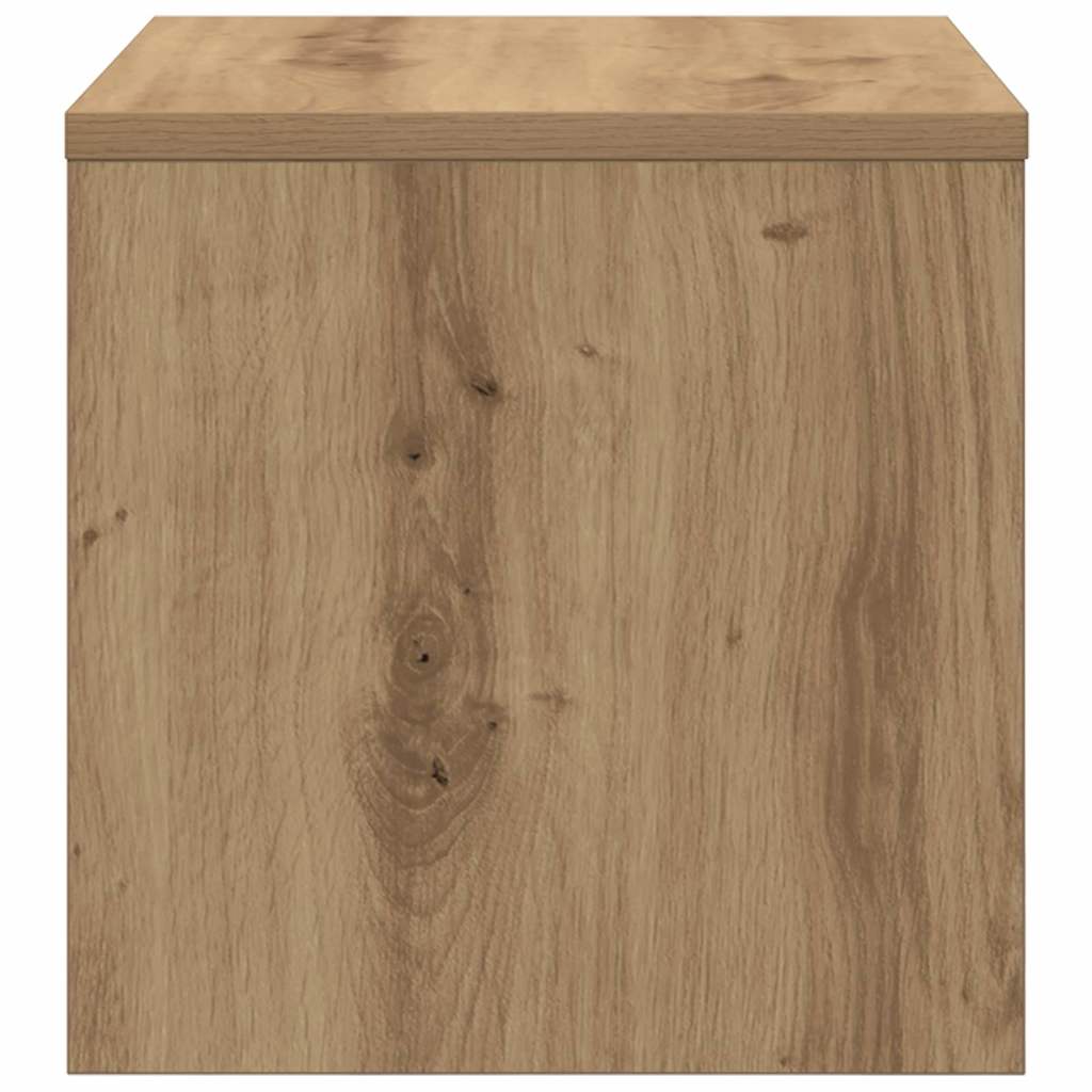 Nattbordskap 2 pcs artisan eik 40 x 40 x 30 cm Konstruert tre