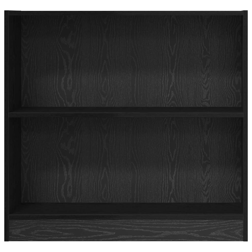 Bokhylle Svart Eik 80 x 24 x 76 cm Konstruert tre
