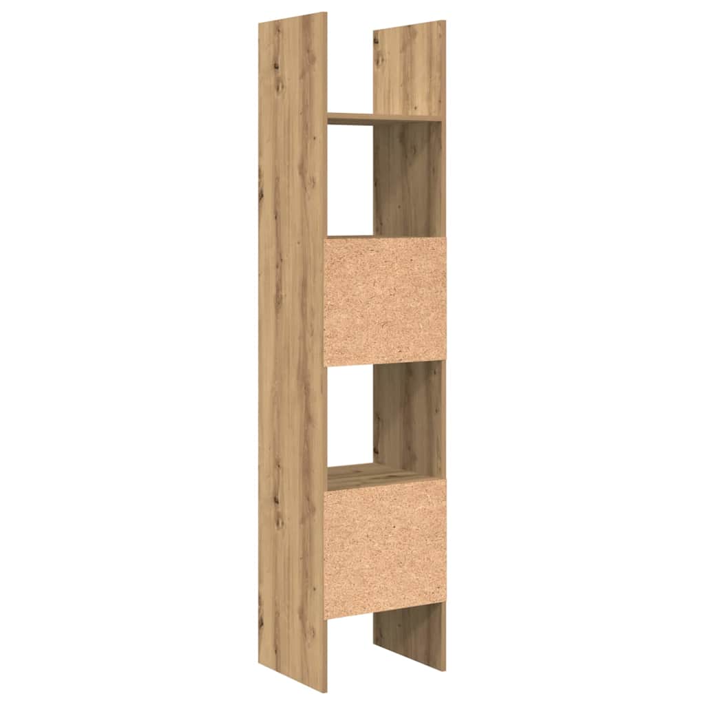 Bokskap Artisan Eik 40 x 35 x 180 cm Konstruert tre