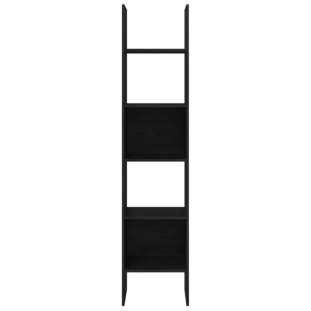 Bokskap Svart Eik 40 x 35 x 180 cm Konstruert tre