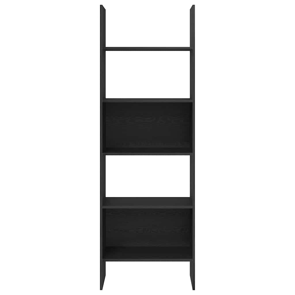 Bokskap Svart Eik 60 x 35 x 180 cm Konstruert tre