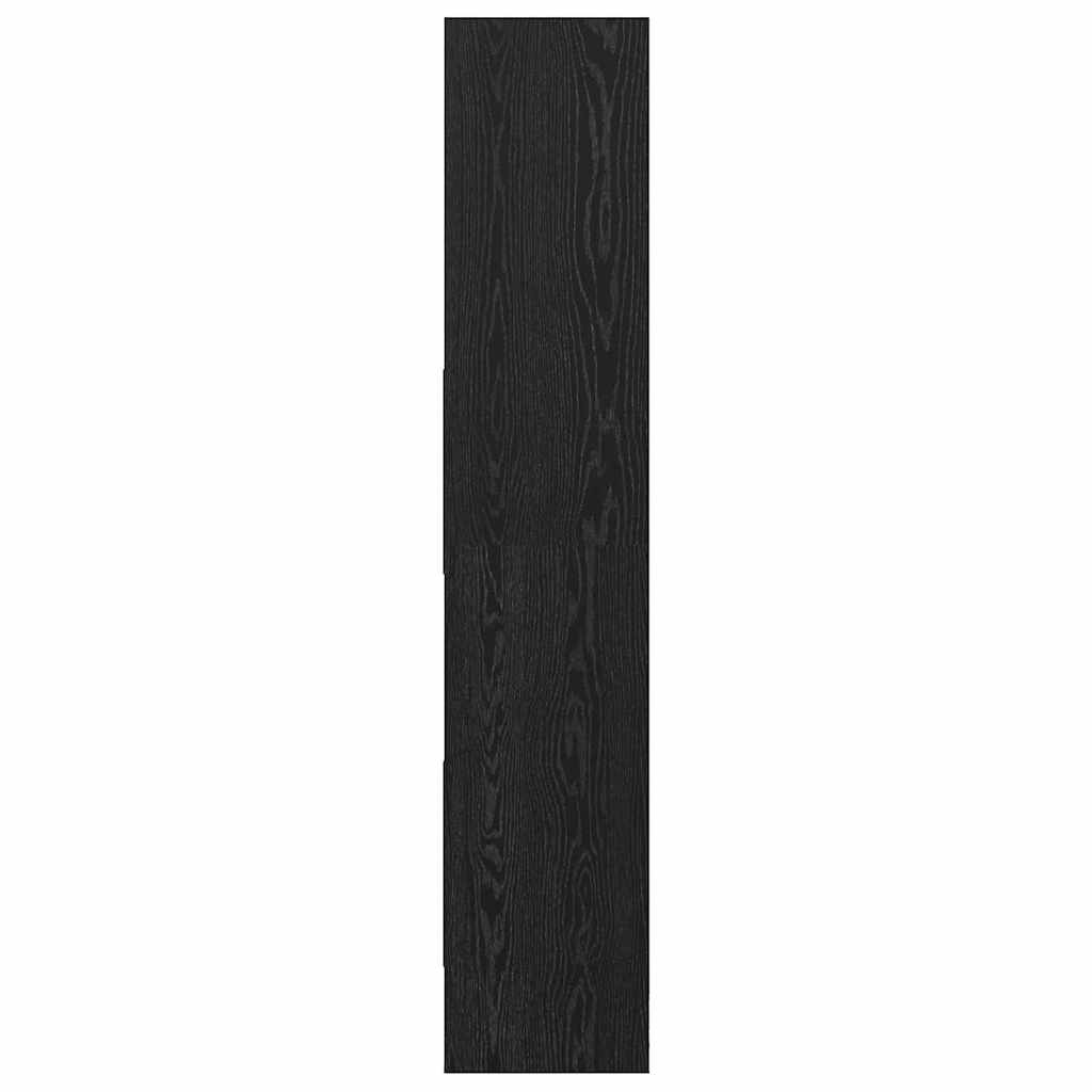 Bokskap Svart Eik 60 x 35 x 180 cm Konstruert tre