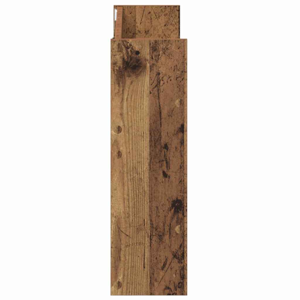 Sko Skap 2 pcs Gammelt tre 80 x 18 x 60 cm Konstruert tre