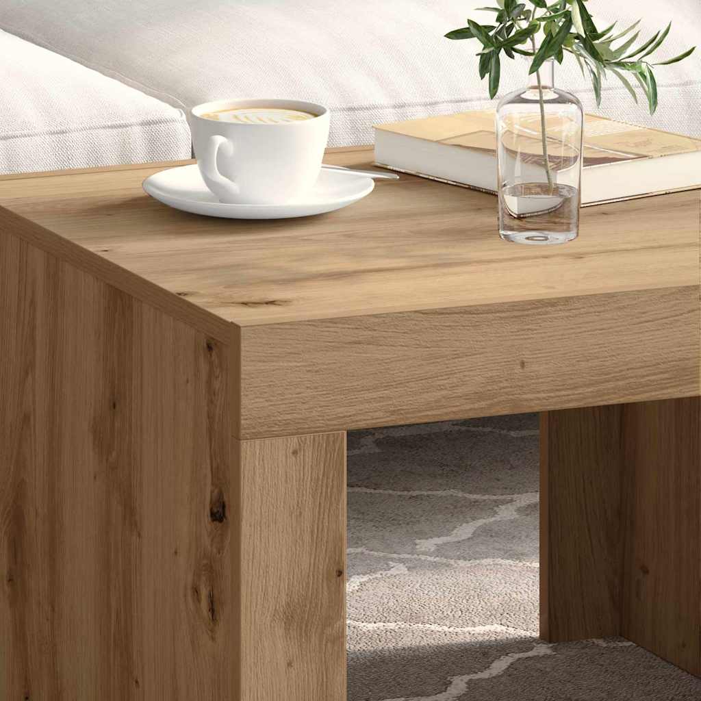 Kaffebord Artisan Eik 50 x 50 x 35 cm Konstruert tre
