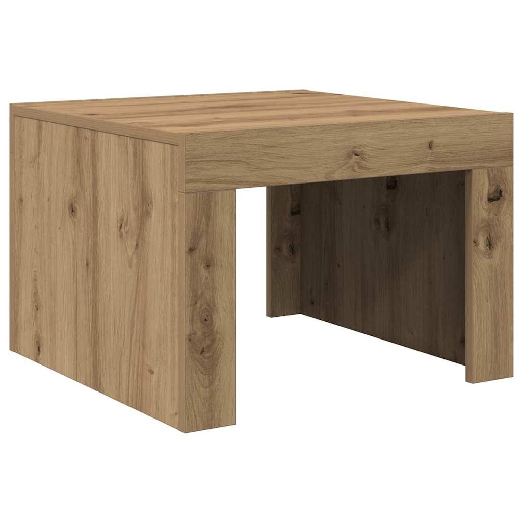 Kaffebord Artisan Eik 50 x 50 x 35 cm Konstruert tre