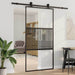 Glassdør Fretwork Svart 102,5 x 2 x 205 cm Aluminium