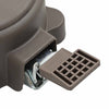 360-graders svingpedal sølv 21,5 x 14 x 6 cm Stål