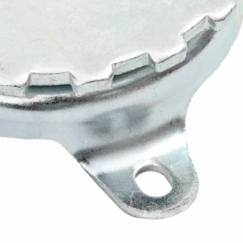360-graders svingpedal sølv 21,5 x 14 x 6 cm Stål