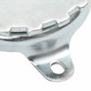 360-graders svingpedal sølv 21,5 x 14 x 6 cm Stål