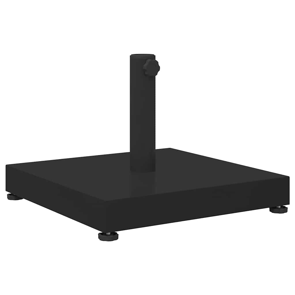 Uteliv parasollfester Svart 45 x 45 x 31.5 cm Stål, betong