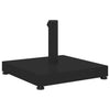 Uteliv parasollfester Svart 45 x 45 x 31.5 cm Stål, betong