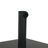 Uteliv parasollfester Svart 45 x 45 x 32 cm Stål, betong