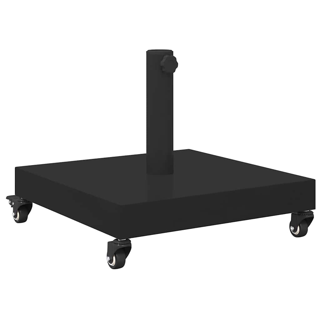Uteliv parasollfester Svart 45 x 45 x 32 cm Stål, betong