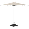 Uteliv parasollfester Svart 45 x 45 x 32 cm Stål, betong