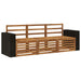 Sofasett 3 pcs Solid akasietre