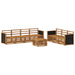 Sofasett 8 pcs Solid akasietre