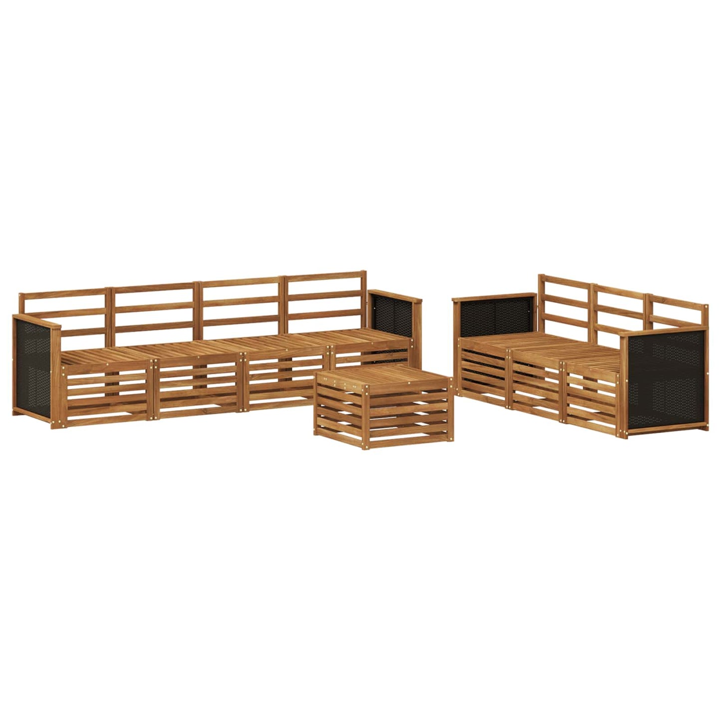 Sofasett 8 pcs Solid akasietre