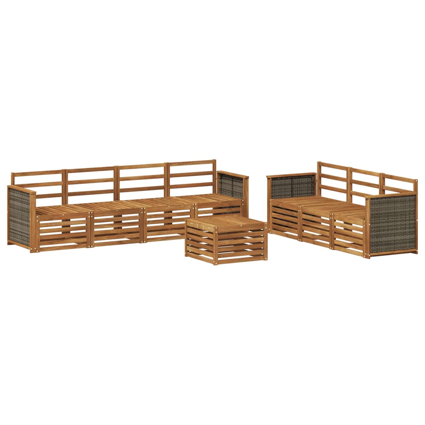 Sofasett 8 pcs Solid akasietre