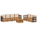Sofasett 8 pcs Solid akasietre
