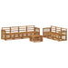 Sofasett 8 pcs Solid akasietre