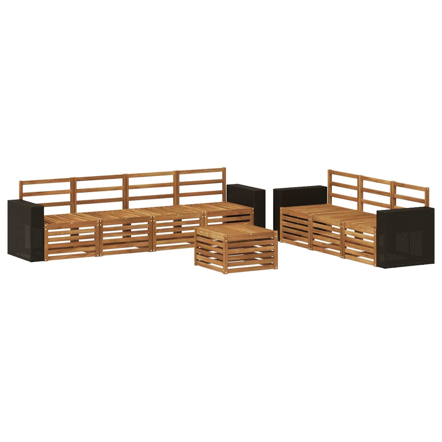 Sofasett 8 pcs Solid akasietre