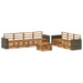 Sofasett 8 pcs Solid akasietre