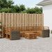 Utendørs sofa-sett 8 pcs Naturlig Solid akasietre
