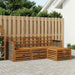 Utendørs sofa-sett 4 pcs Naturlig