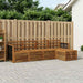 Utendørs sofa-sett 5 pcs Naturlig