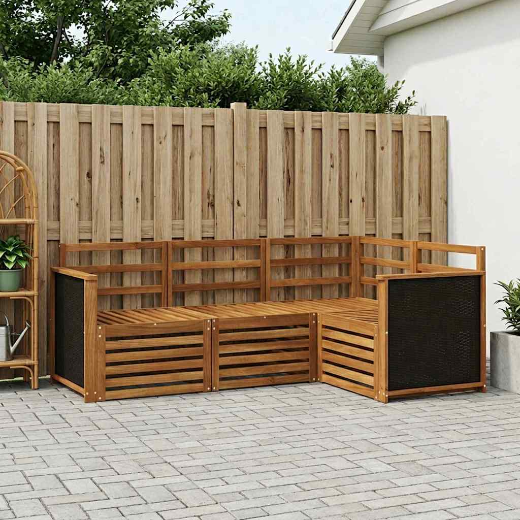 Sofasett 4 pcs Solid akasietre
