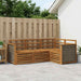 Sofasett 4 pcs Solid akasietre