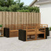 Seksjonssofa Sett 7 pcs Naturlig