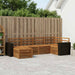 Seksjonssofa Sett 6 pcs Naturlig