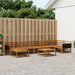 Utendørs sofa-sett 8 pcs Naturlig Solid akasietre