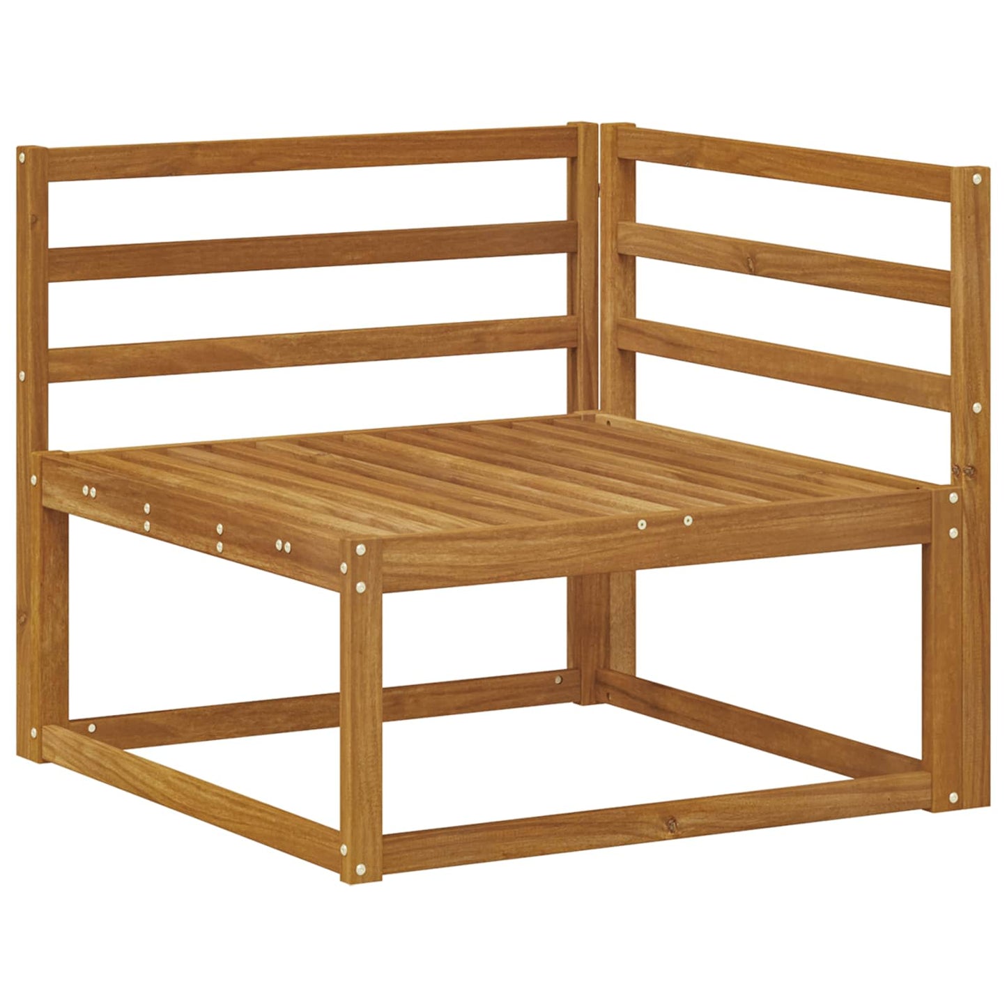 Utendørs sofa-sett 10 pcs Naturlig Solid akasietre