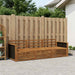 Utendørs sofa-sett 3 pcs Naturlig Solid akasietre