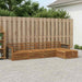 Utendørs sofa-sett 5 pcs Naturlig Solid akasietre