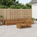 Utendørs sofa-sett 8 pcs Naturlig