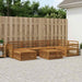 Utendørs sofa-sett 7 pcs Naturlig