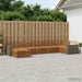 Utendørs sofa-sett 7 pcs Naturlig