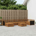 Utendørs sofa-sett 8 pcs Naturlig