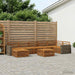 Utendørs sofa-sett 8 pcs Naturlig