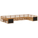 Sofasett 10 pcs Solid akasietre