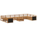 Sofasett 11 pcs Solid akasietre