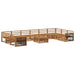 Sofasett 11 pcs Solid akasietre