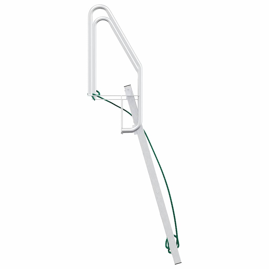 5-trinns dokkestige sølv 58 x 77 x 191 cm Aluminium