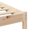 Sengestamme med hodegjerde Brun 75 x 190 cm Heltre furu